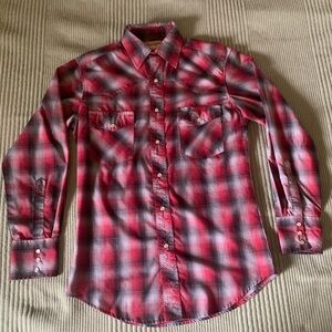 Wrangler Plaid Button-Down Shirt